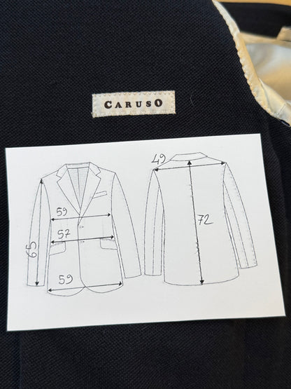 Giacca Caruso destrutturata in piquet di cotone - tg. 54/56