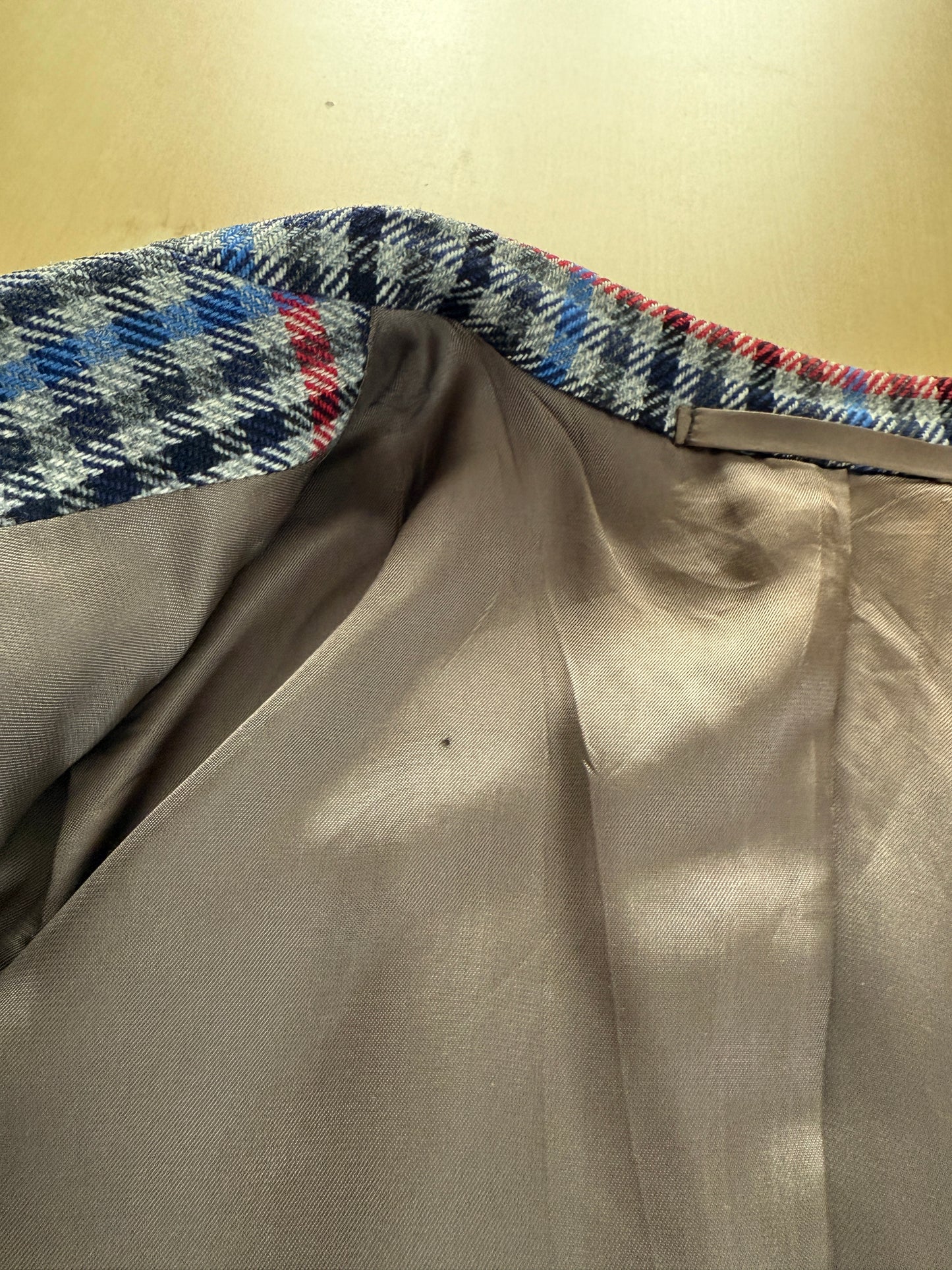 Giacca sartoriale anni ‘80/‘90 a quadri - tg. 48/50