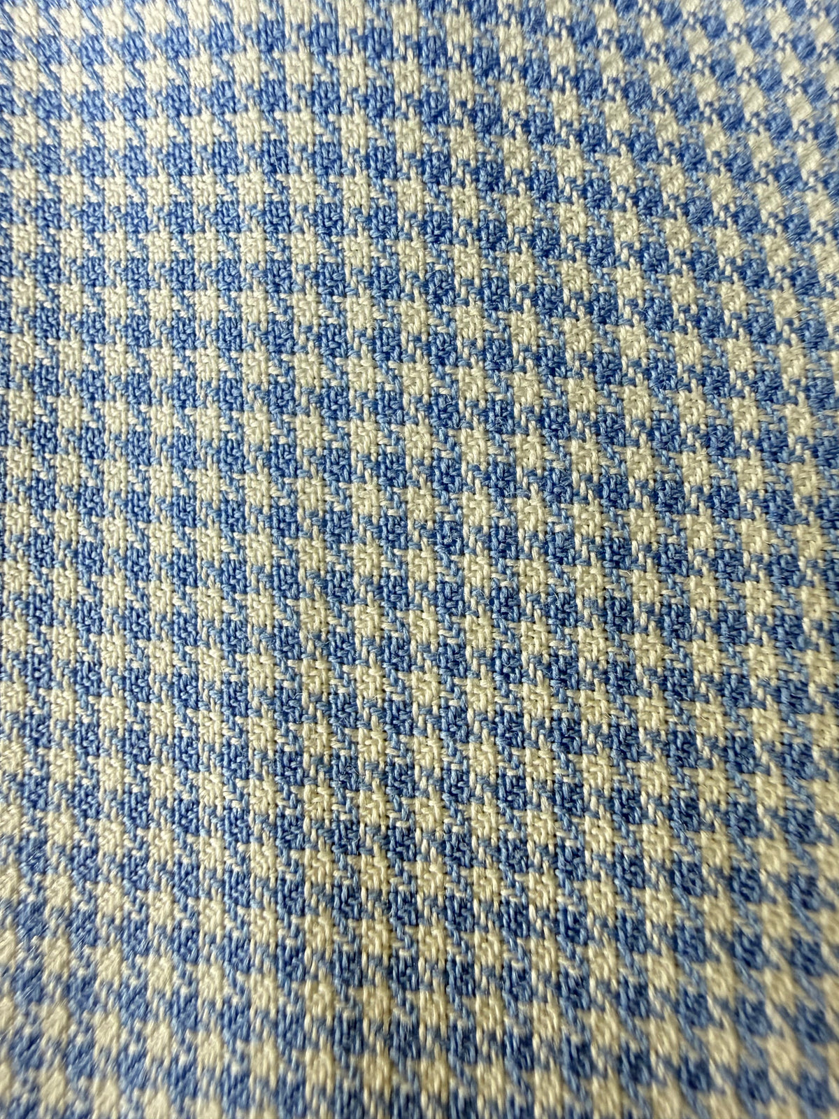 Camicia Avon celli vintage micro pied-de-poule azzurro - M collo 39