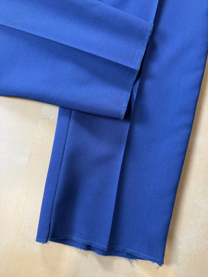Pantaloni fresco lana blu china anni '80 (NOS) - tg. 50/52