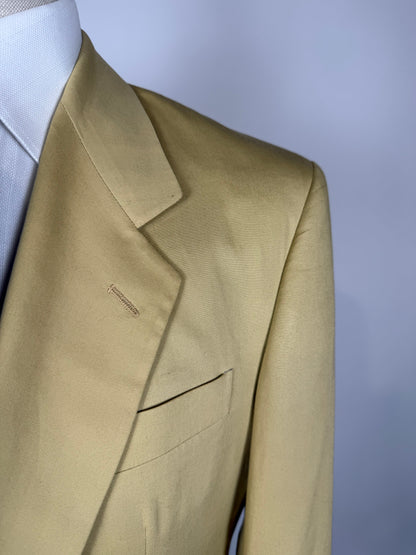 Giacca anni '80 estiva in cotone beige - tg. 48