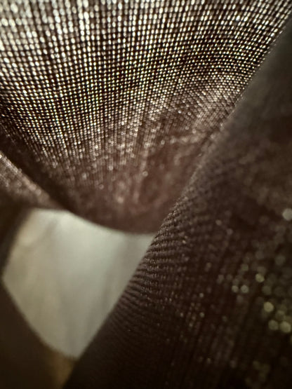 Pantaloni anni ‘80 fresco lana marrone/cachi - tg. 52