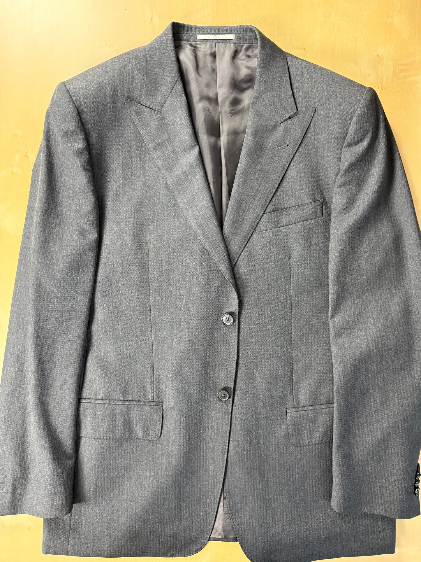 Giacca Valentino lana pettinata grigio spigato - tg. 52