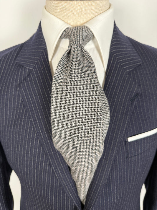 Cravatta Moessmer in pura lana sale e pepe