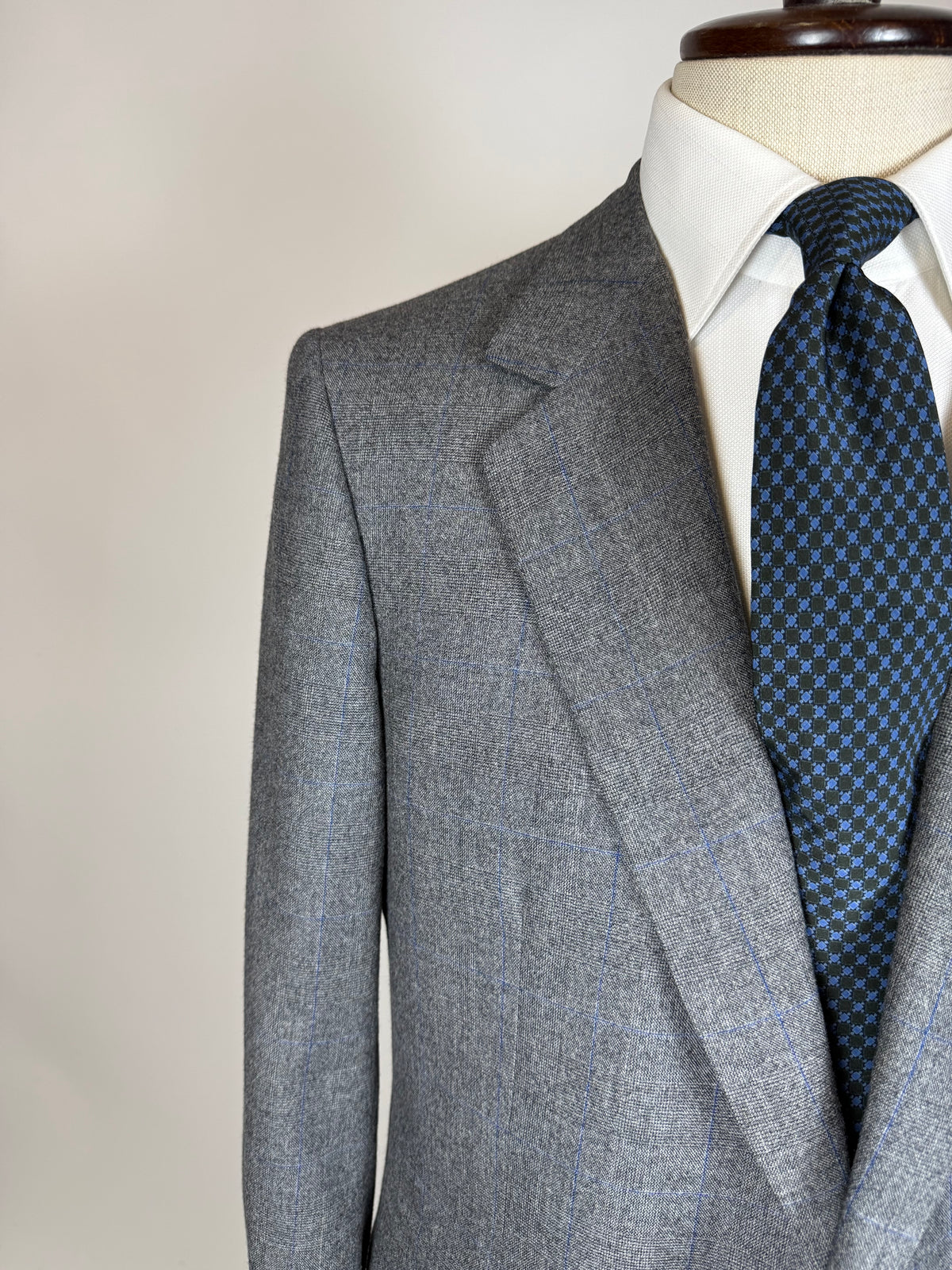 Giacca Brioni anni '80 flanella principe di Galles - tg. 52/54