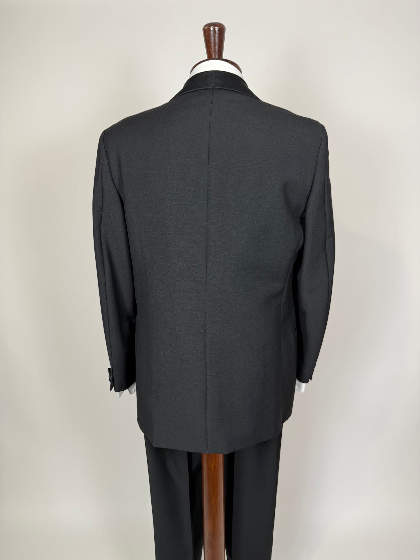 Smoking estivo Cantarelli anni '80 lana e mohair - tg. 50, pantaloni 52