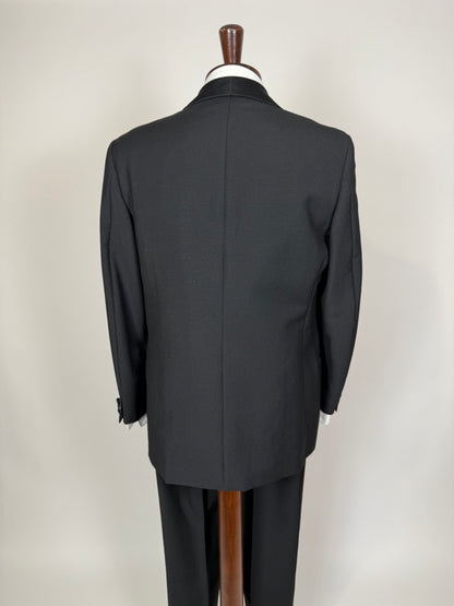 Smoking estivo Cantarelli anni '80 lana e mohair - tg. 50, pantaloni 52
