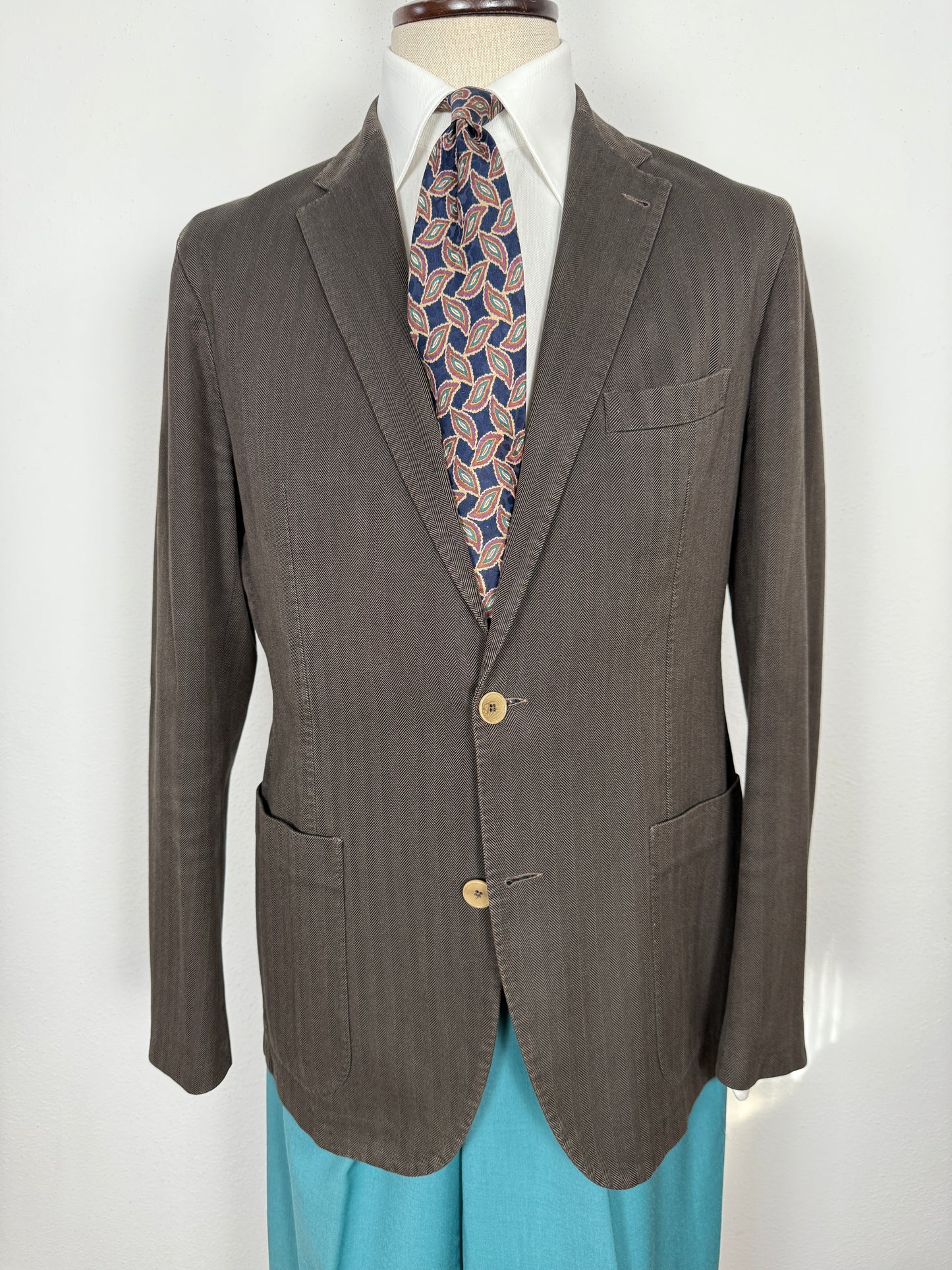 Giacca Tagliatore in cotone herringbone sfoderata - tg. 50