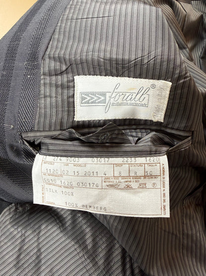 Giacca da smoking anni '80 in seta shantung - tg. 50