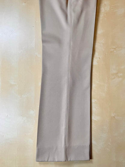 Completo anni ‘70 twill pettinato beige - tg. 46/48