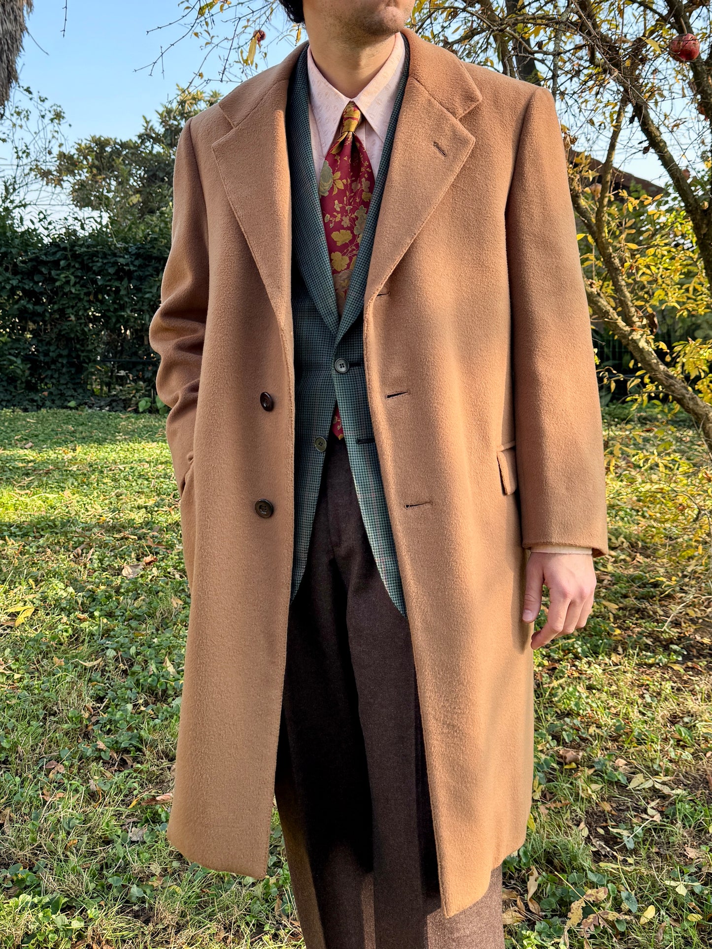 Cappotto cammello sartoriale anni ‘70/‘80 - tg. 48-50