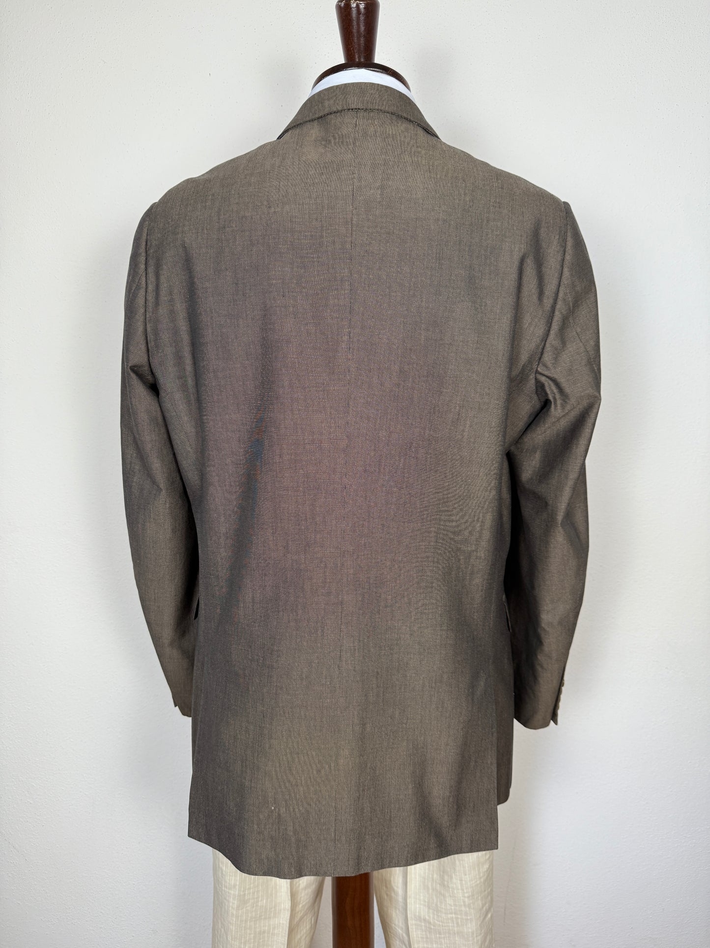 Giacca Calvin Klein in puro cotone color bronzo - tg. 52/54