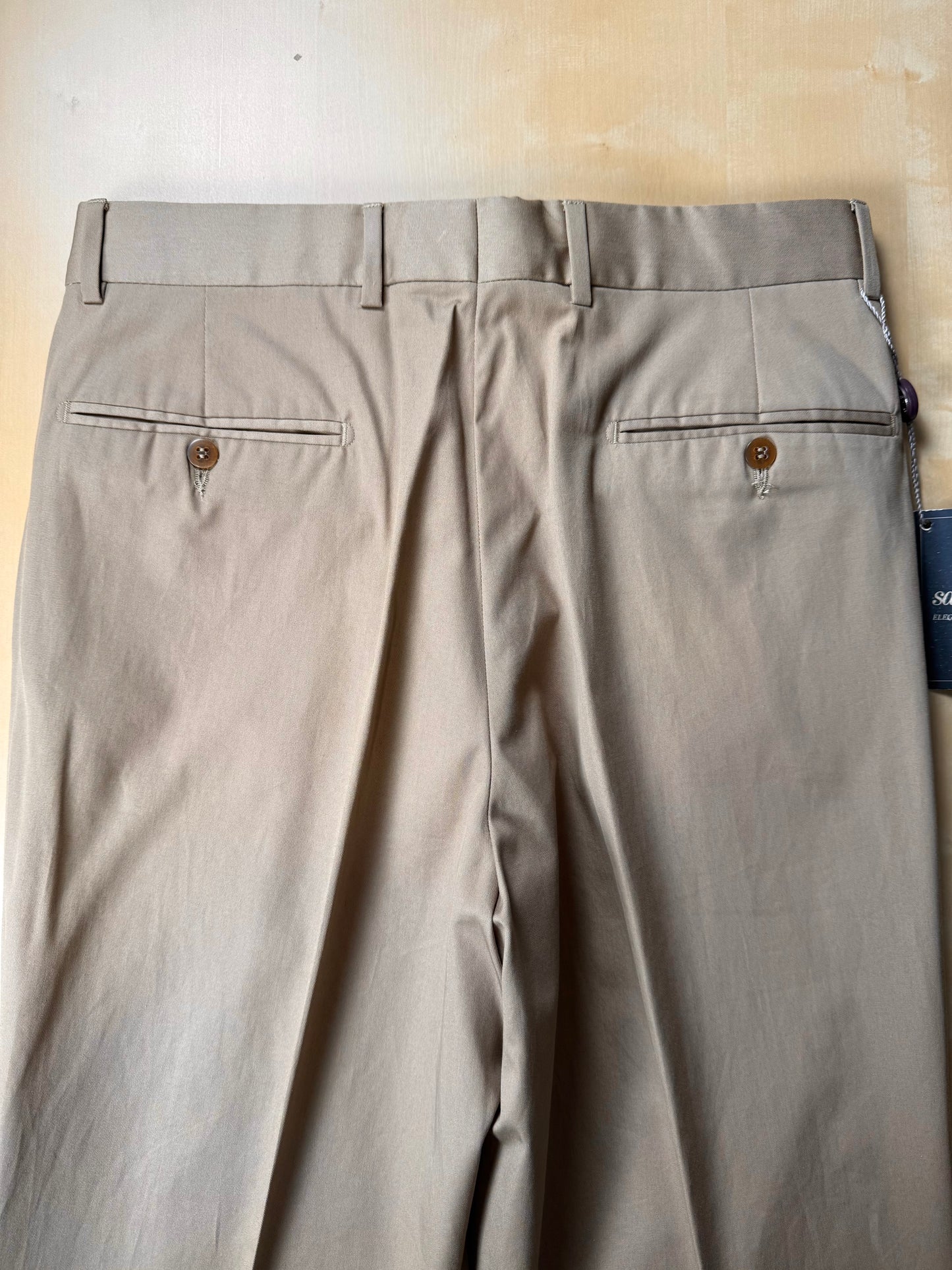 Pantaloni in cotone beige (NOS) - tg. 46