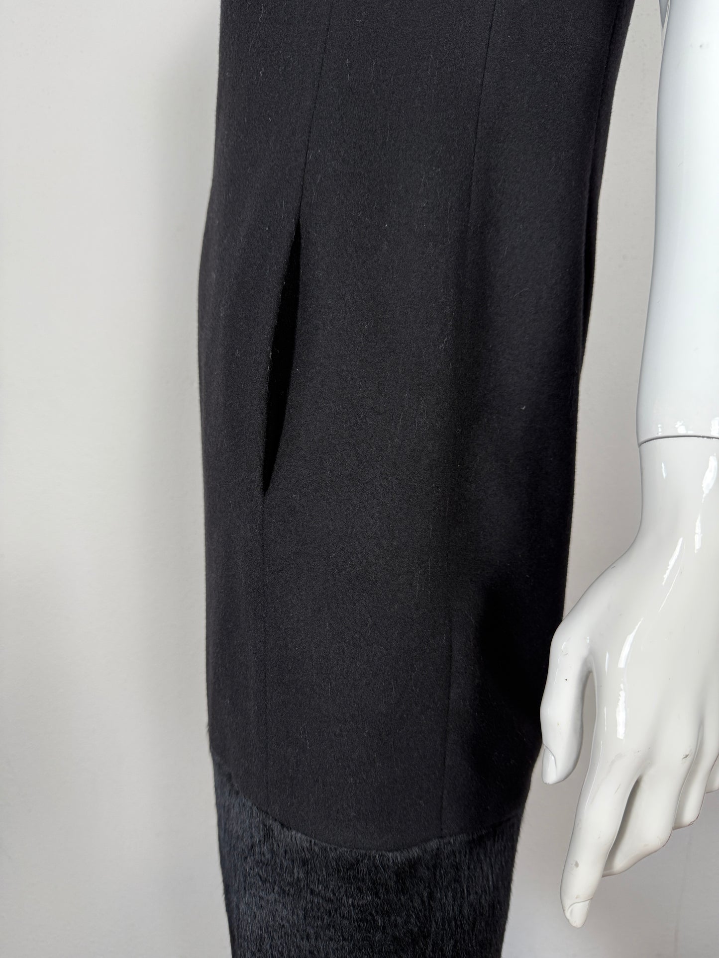 Abito smanicato Max Mara in pura lana - tg. 42