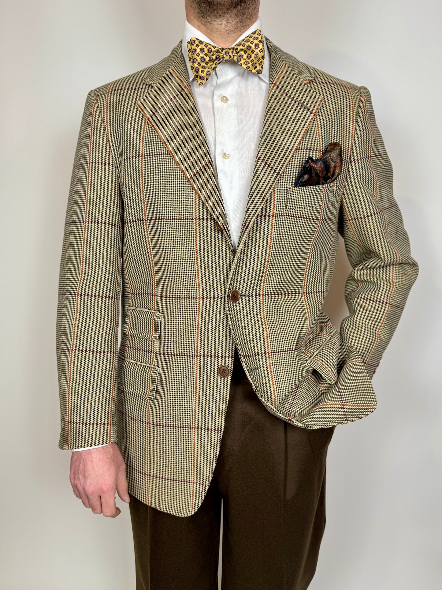Giacca Caruso in Yorkshire tweed a quadri - tg. 52/54