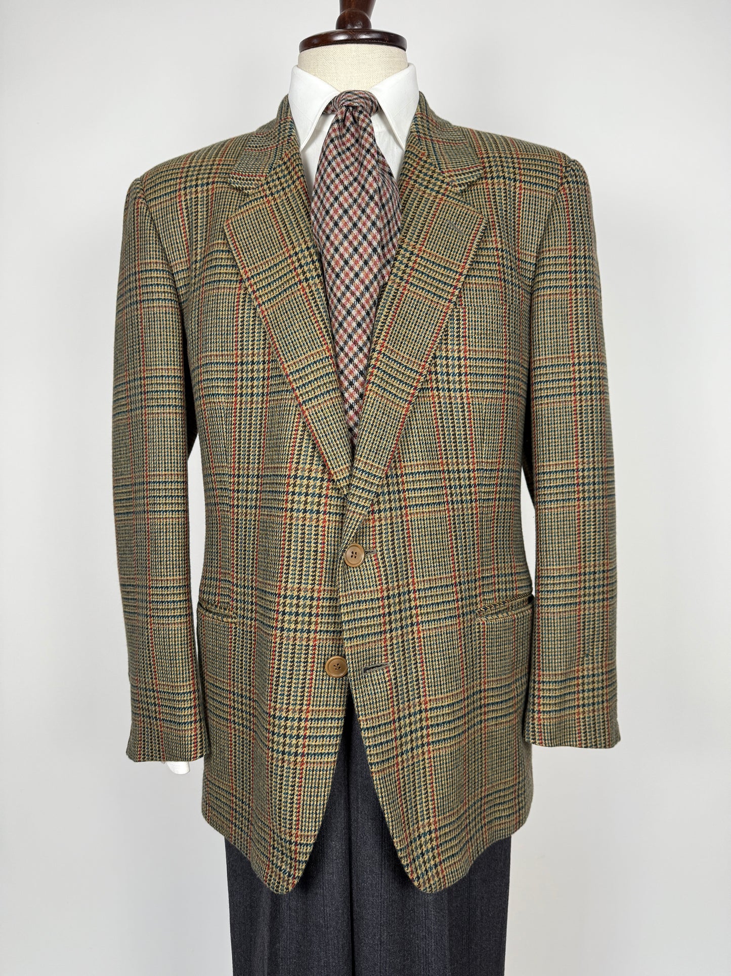 Giacca Hilton anni ‘80 principe di Galles lana e cashmere  - tg. 52