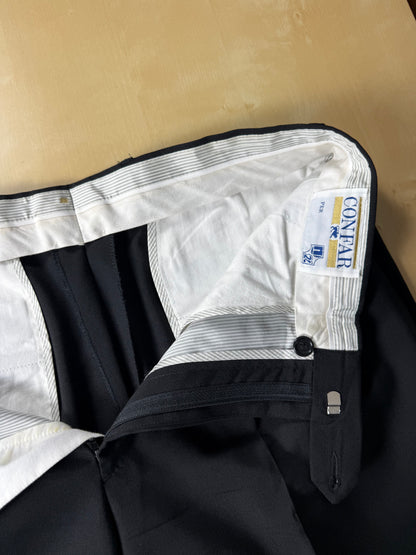 Pantaloni fresco lana blu notte - tg. 48/50