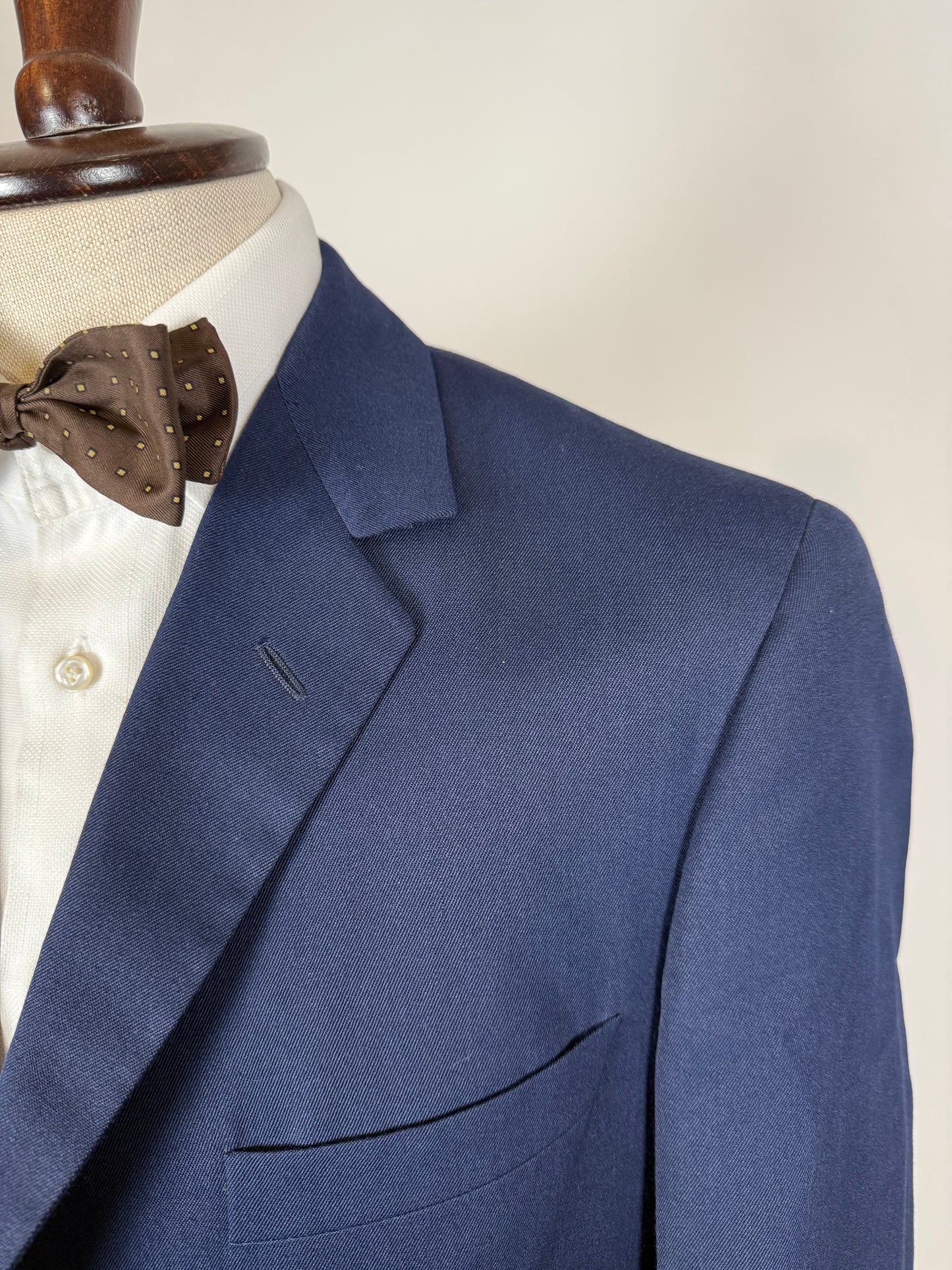 Completo anni ‘60 twill pettinato blu - tg. 48/50