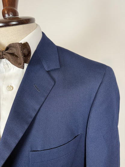 Completo anni ‘60 twill pettinato blu - tg. 48/50