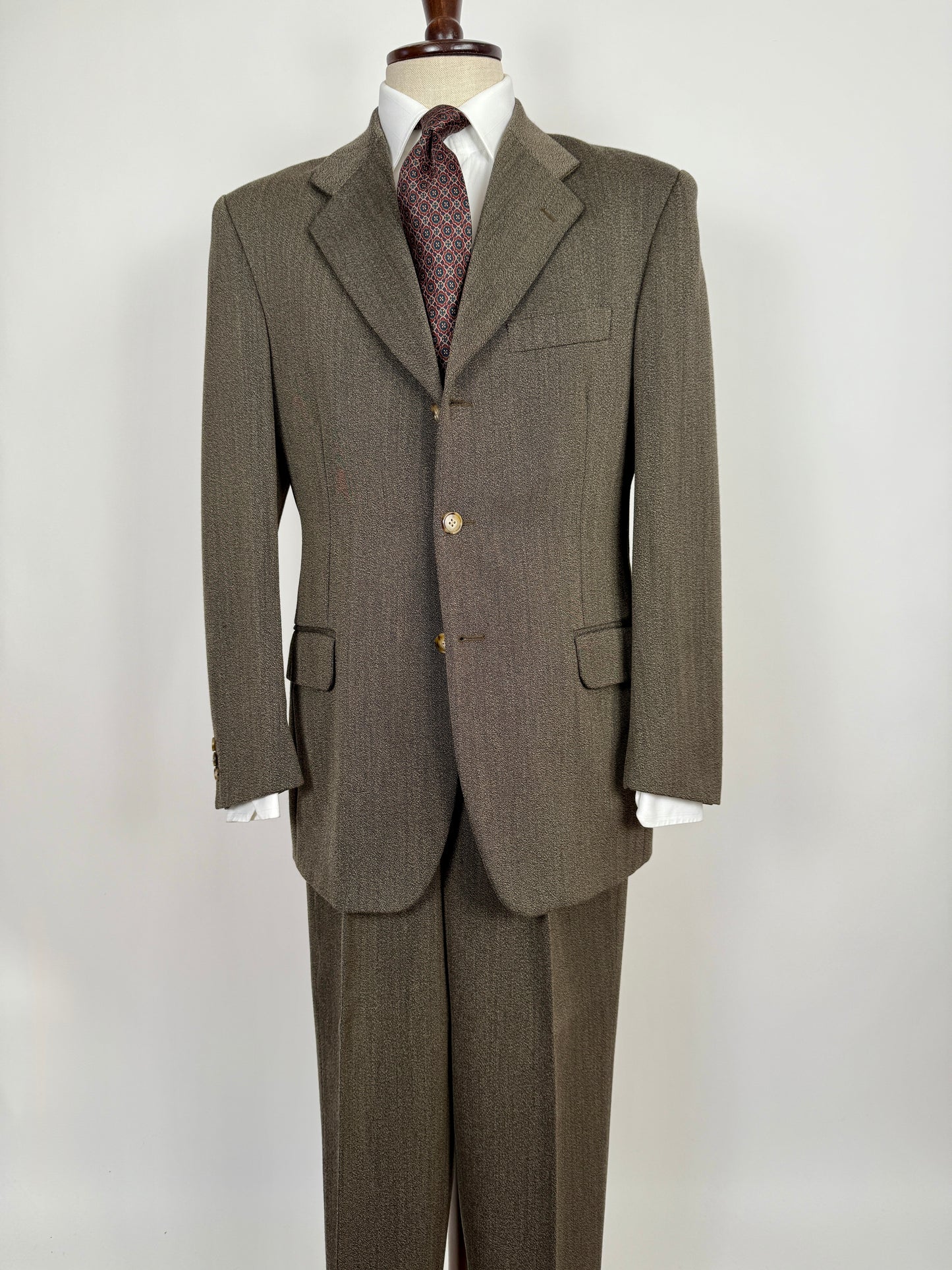 Completo anni ‘90 covert cachi - tg. 48/50