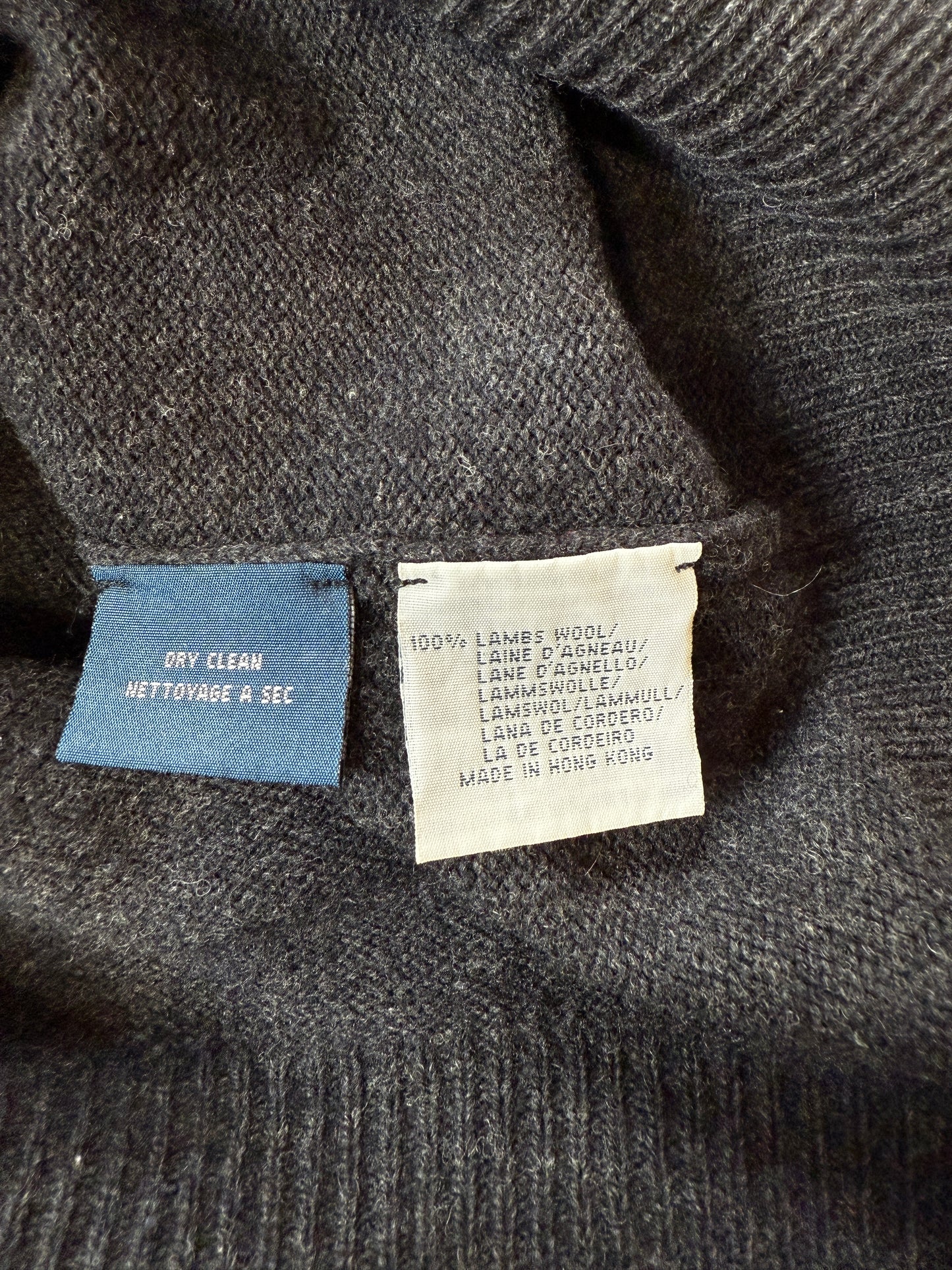 Pullover Ralph Lauren pura lana antracite - L