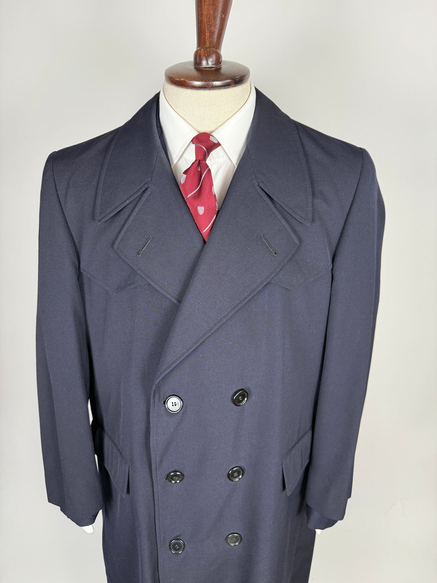 Soprabito doppiopetto Arma dei Carabinieri anni ‘80 serge blu - tg. 48-50