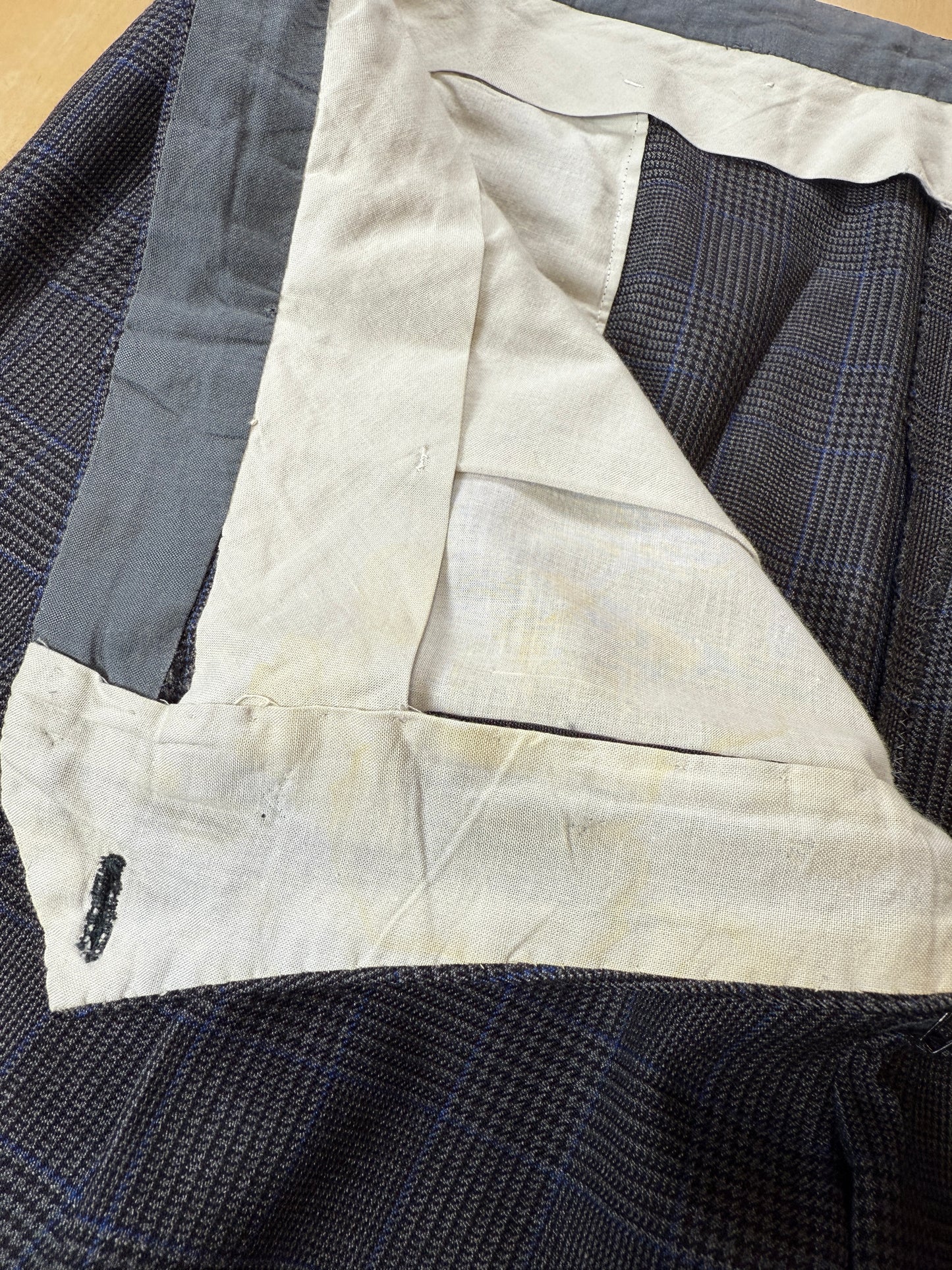 Completo 3 pezzi sartoriale principe di Galles - tg. 50