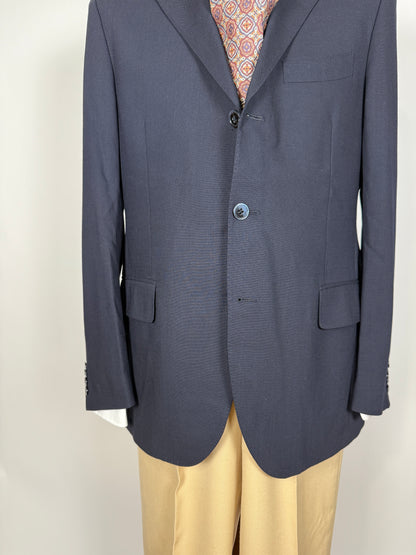 Giacca Lardini blu in hopsack - tg. 50