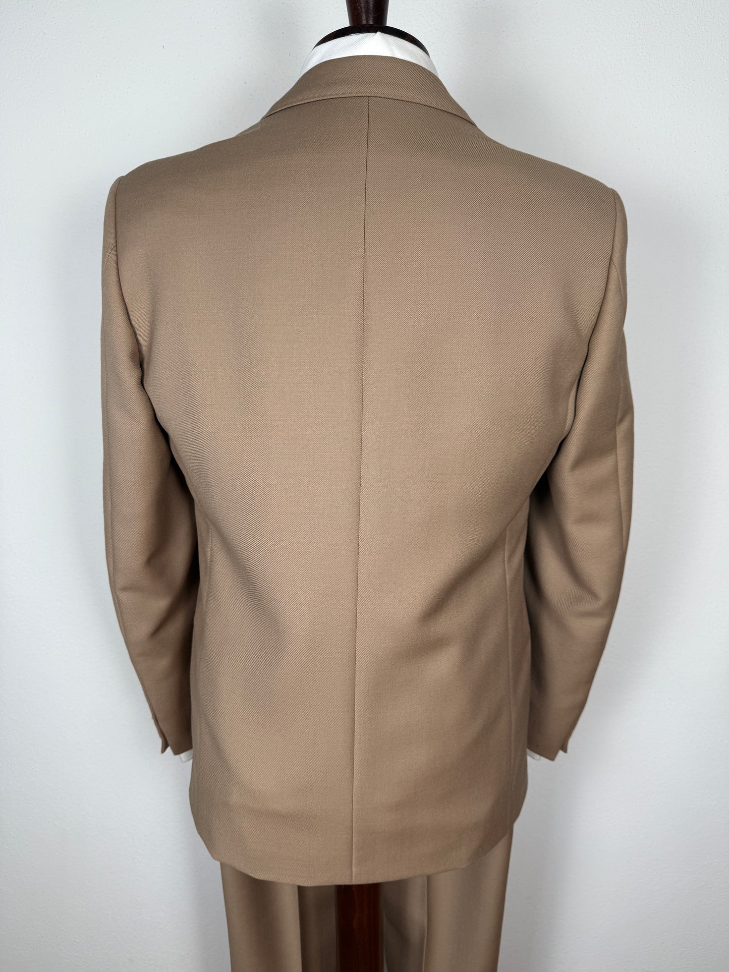 Completo Marzotto anni ‘70 in twill beige (NOS) - tg. 46/48