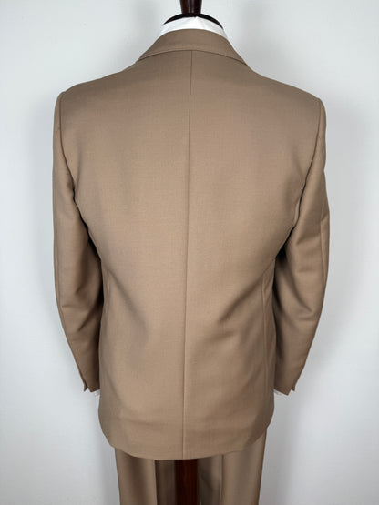 Completo Marzotto anni ‘70 in twill beige (NOS) - tg. 46/48