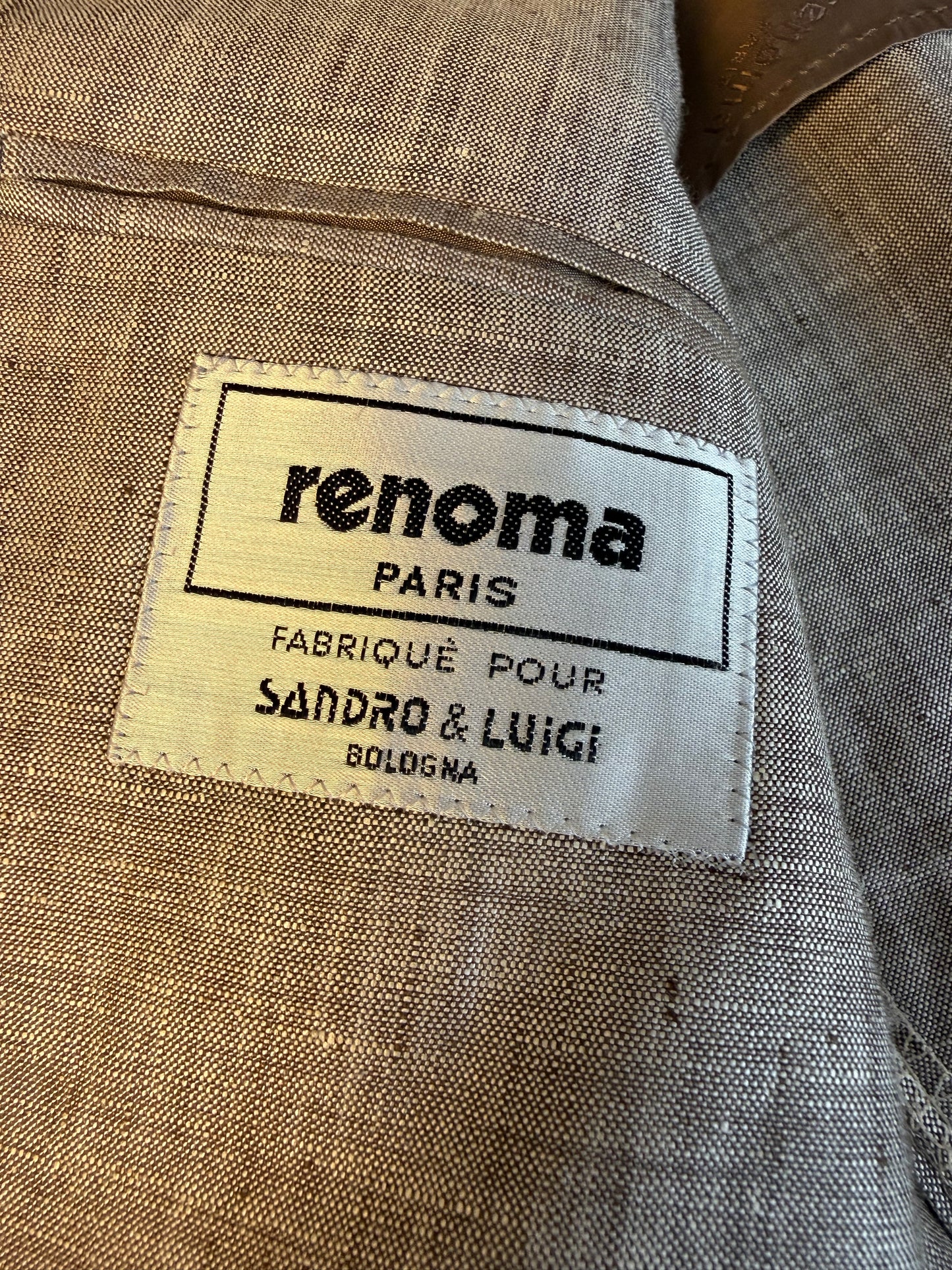 Giacca in lino Renoma anni '80 - tg. 44