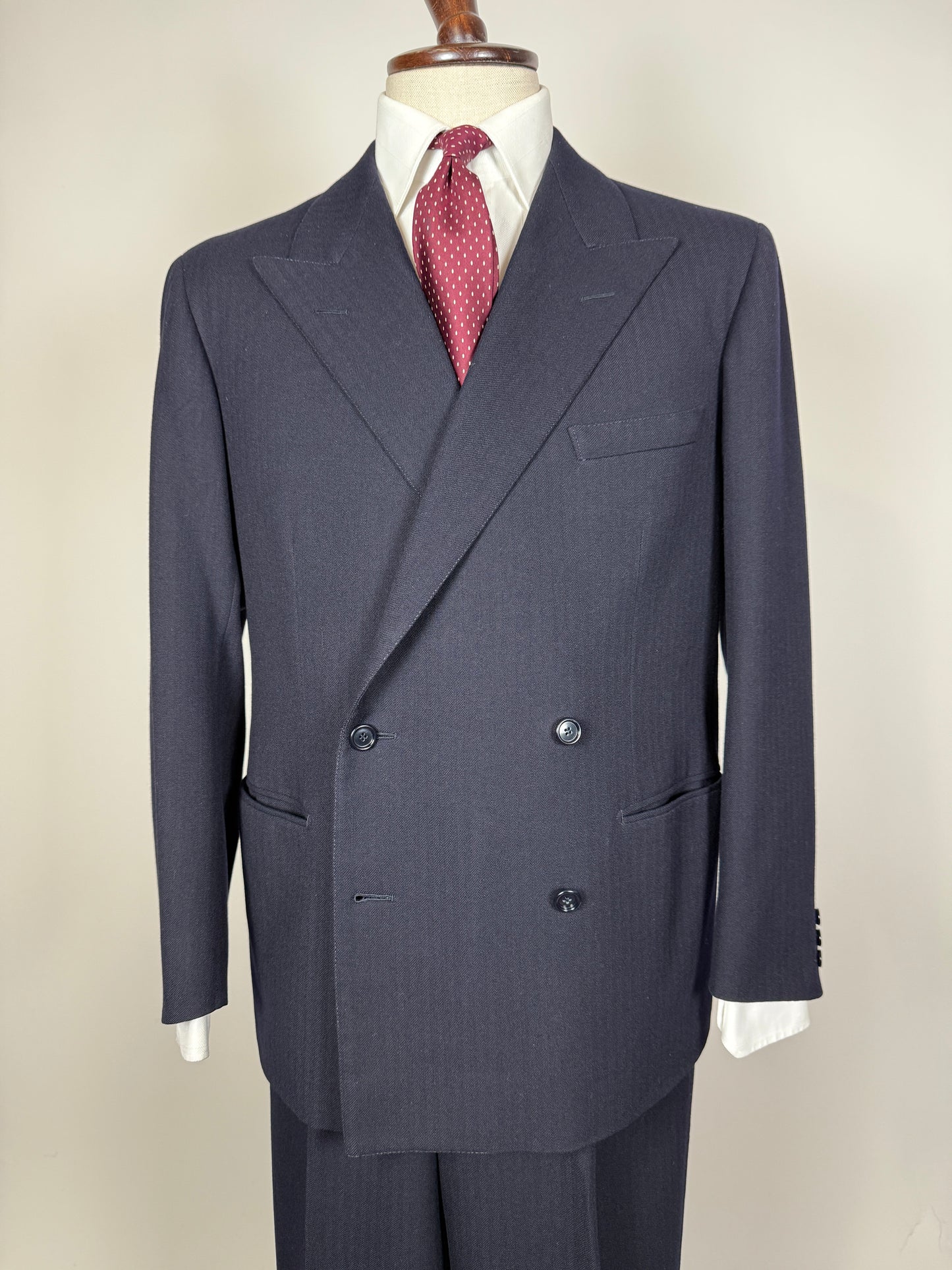Completo sartoriale anni ‘50 doppiopetto - tg. 50/52