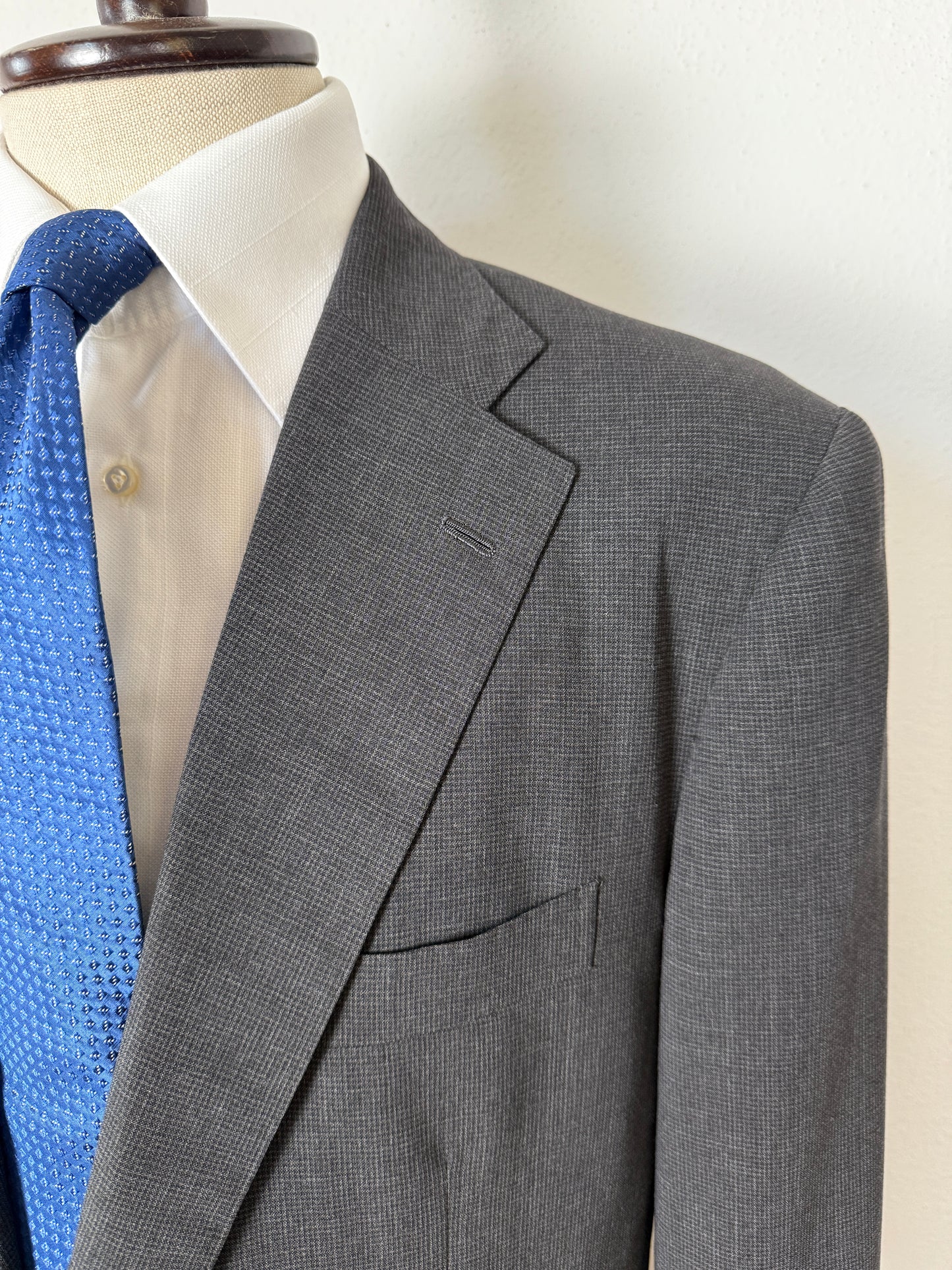 Completo napoletano Sartorio in fresco lana antracite - tg. 54