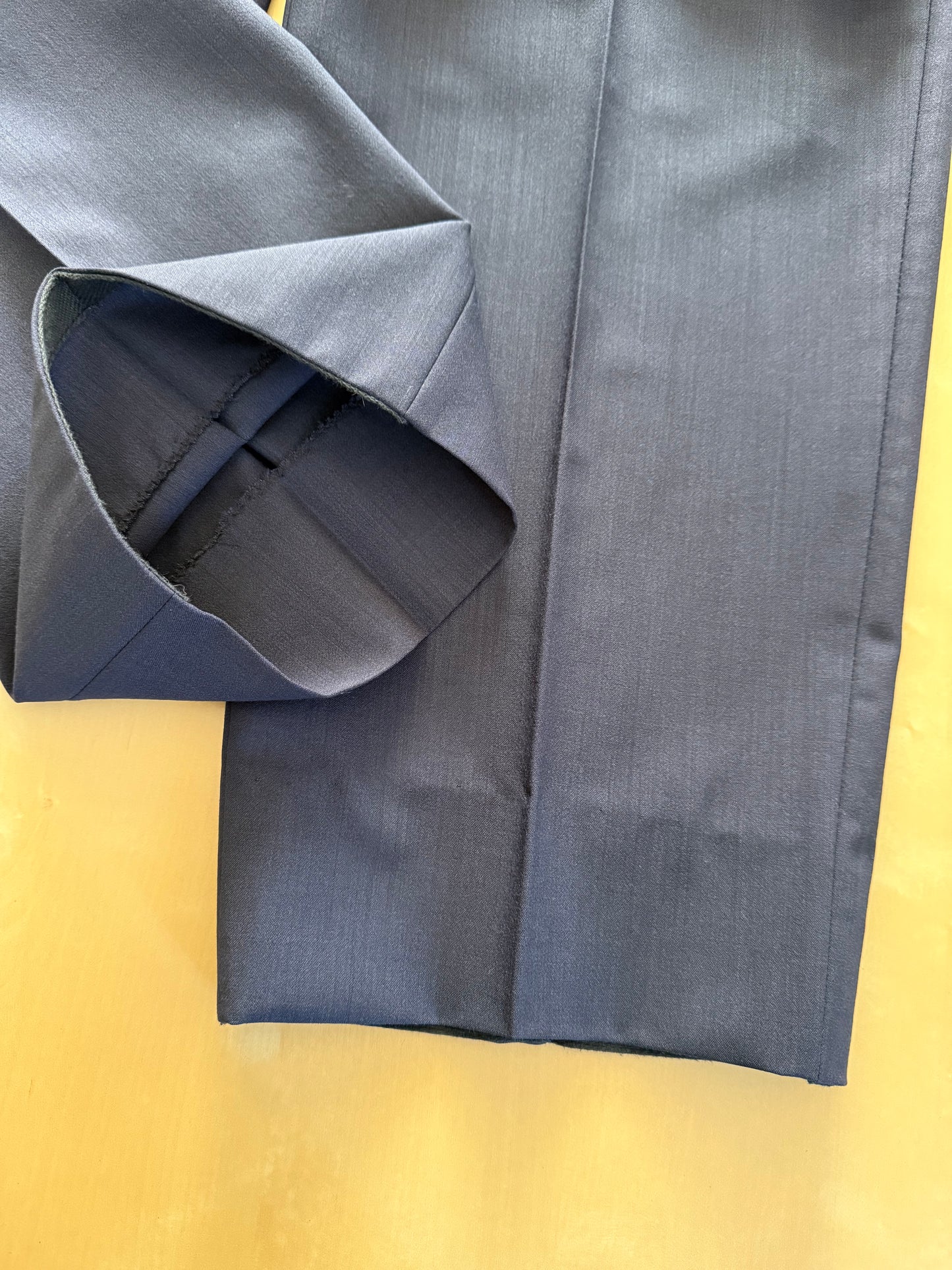 Completo fresco lana blu Trussardi anni '90 - tg. 50
