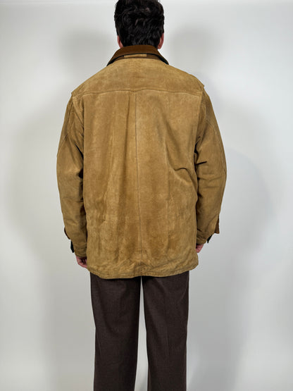 Giaccone Gant “Country coat” vintage pelle scamosciata - XL (52-56)