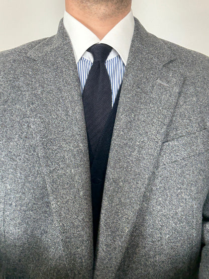 Giacca Missoni anni ‘80 grigio petrolio donegal - tg. 52