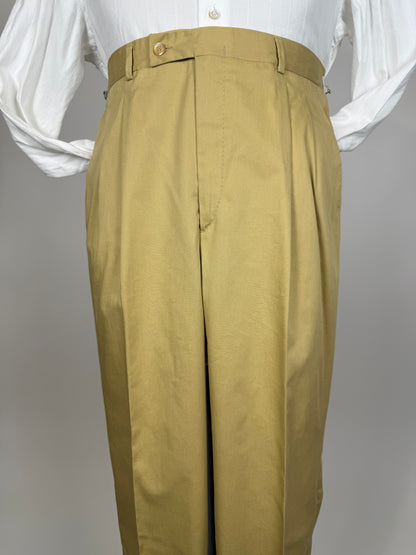 Pantaloni chino in cotone anni ‘80 (NOS) - tg. 50/52