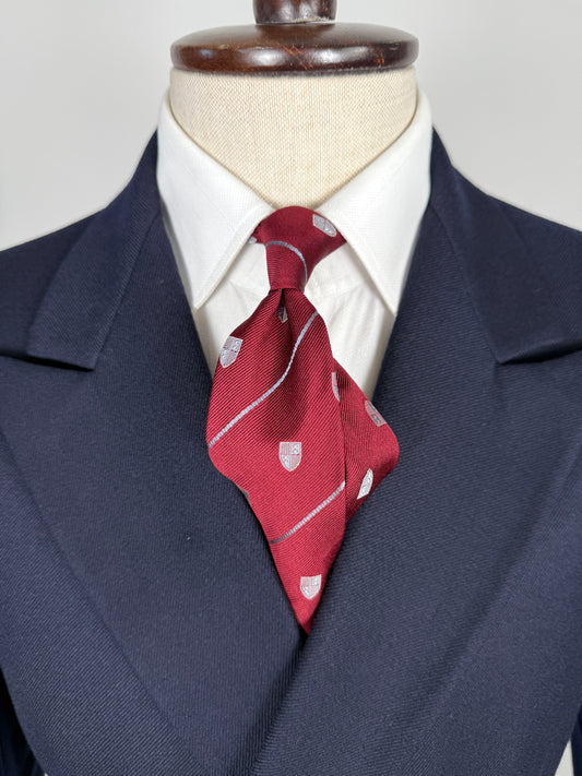 Cravatta regimental con stemmi