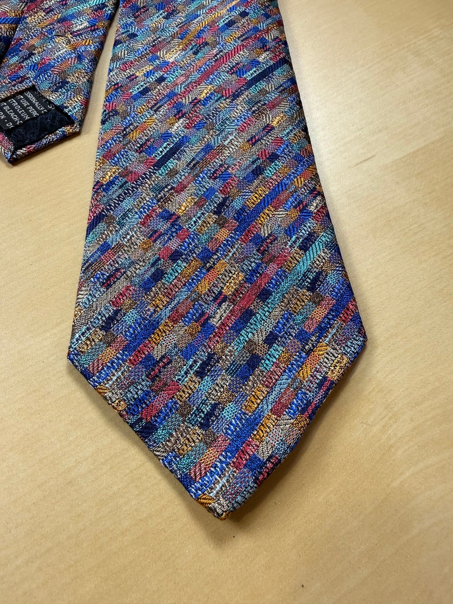Cravatta Missoni tasselli multicolore