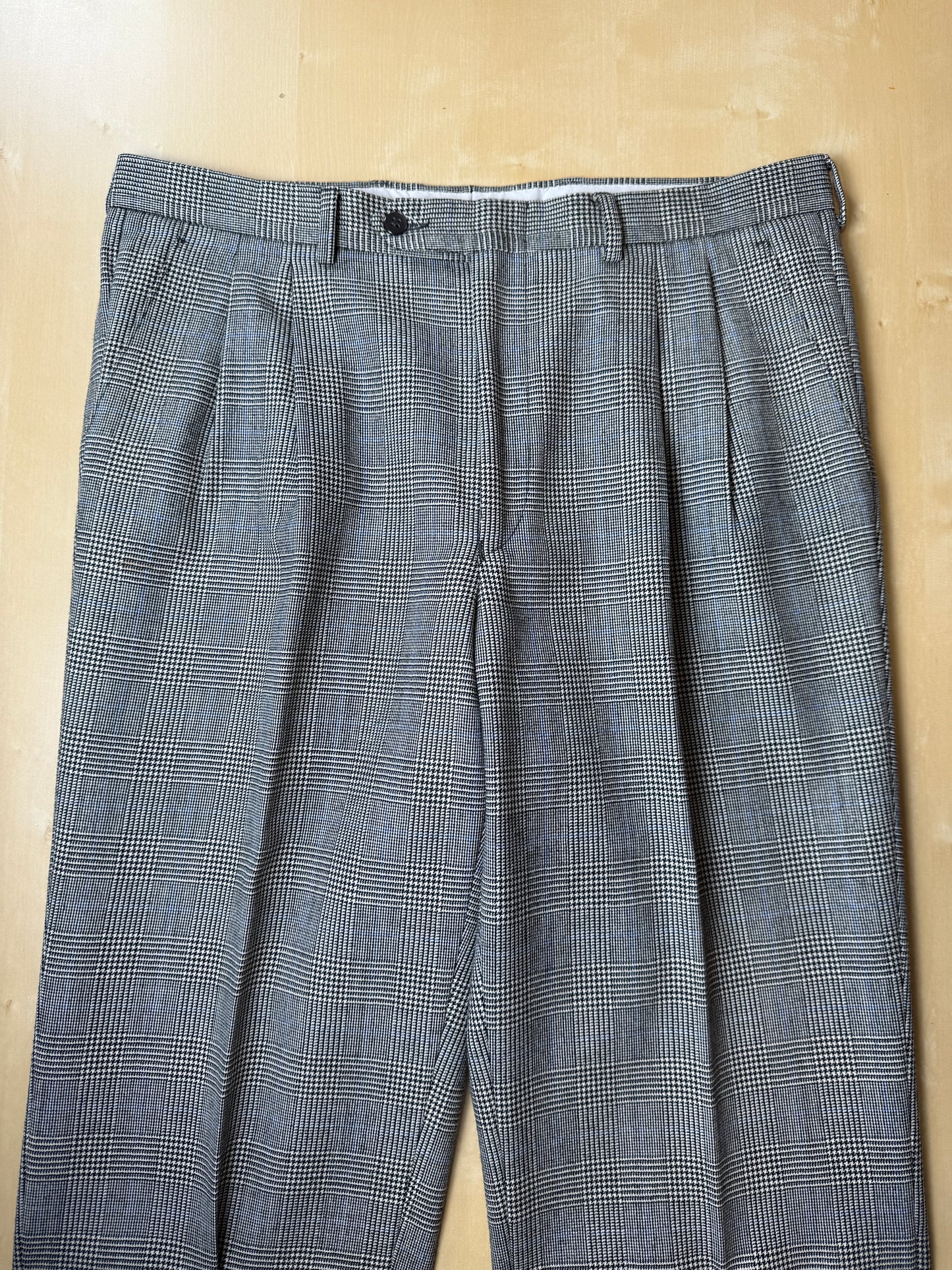 Completo anni ‘80 in flanella principe di Galles - tg. 50