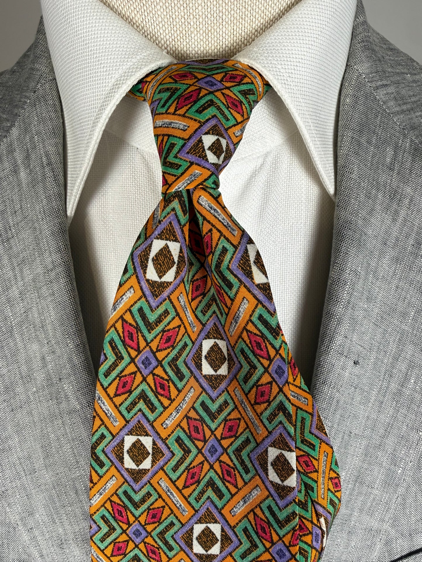 Cravatta Missoni vintage geometrica