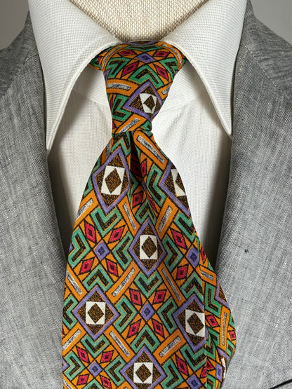 Cravatta Missoni vintage geometrica