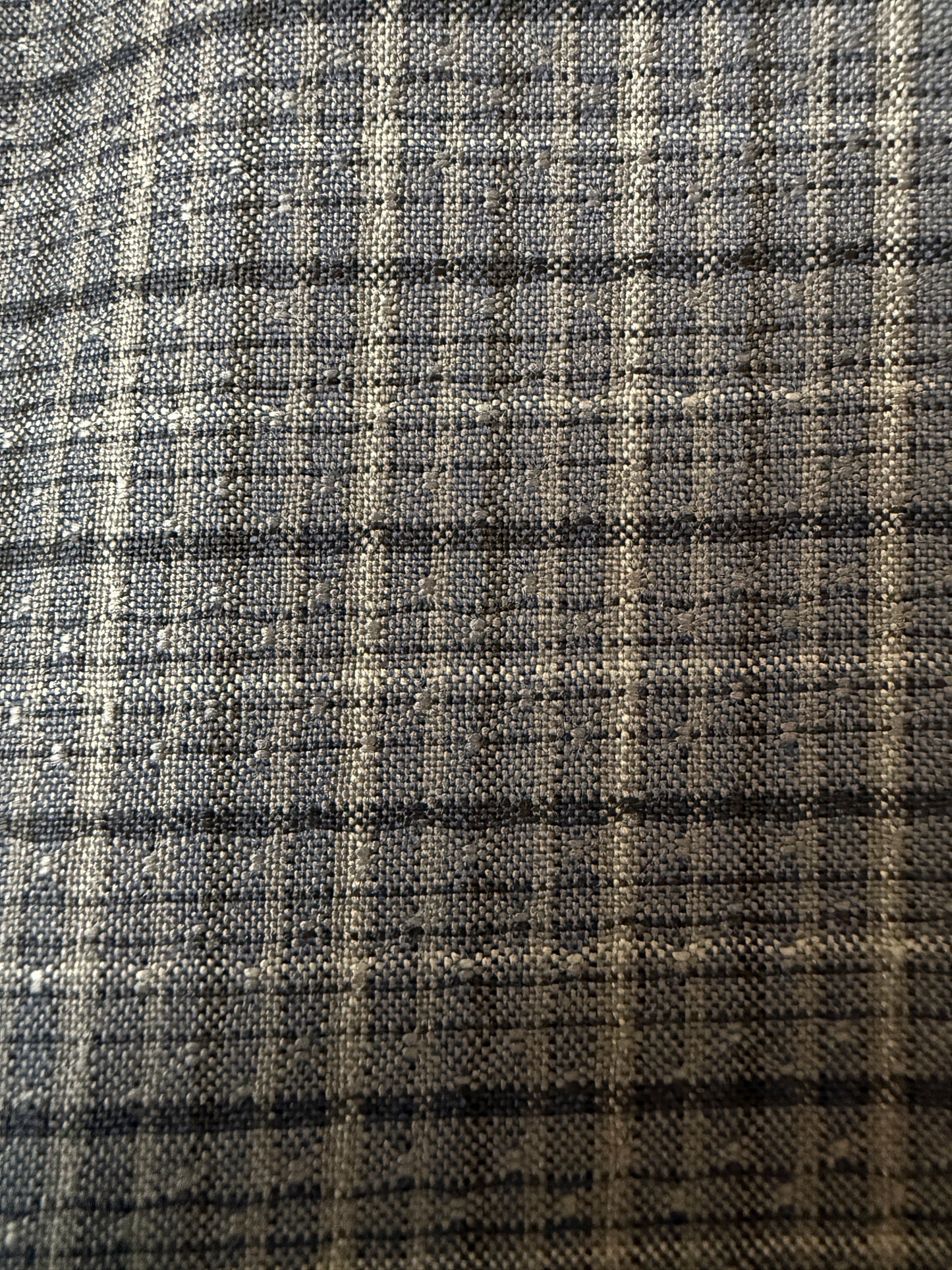 Pantalone in fresco lana anni '70/'80 a quadri blu (NOS) - tg. 46