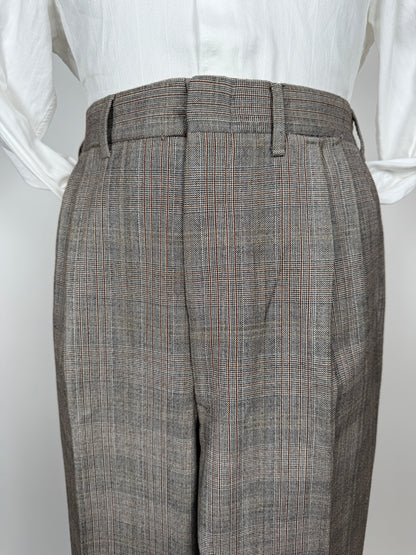 Pantaloni sartoriali Galles grisaglia anni ‘50/‘60 - tg. 52/54