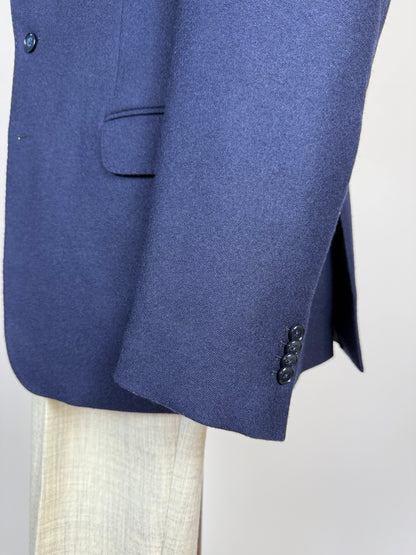 Giacca + panciotto De Paz flanella blu - tg. 54/56