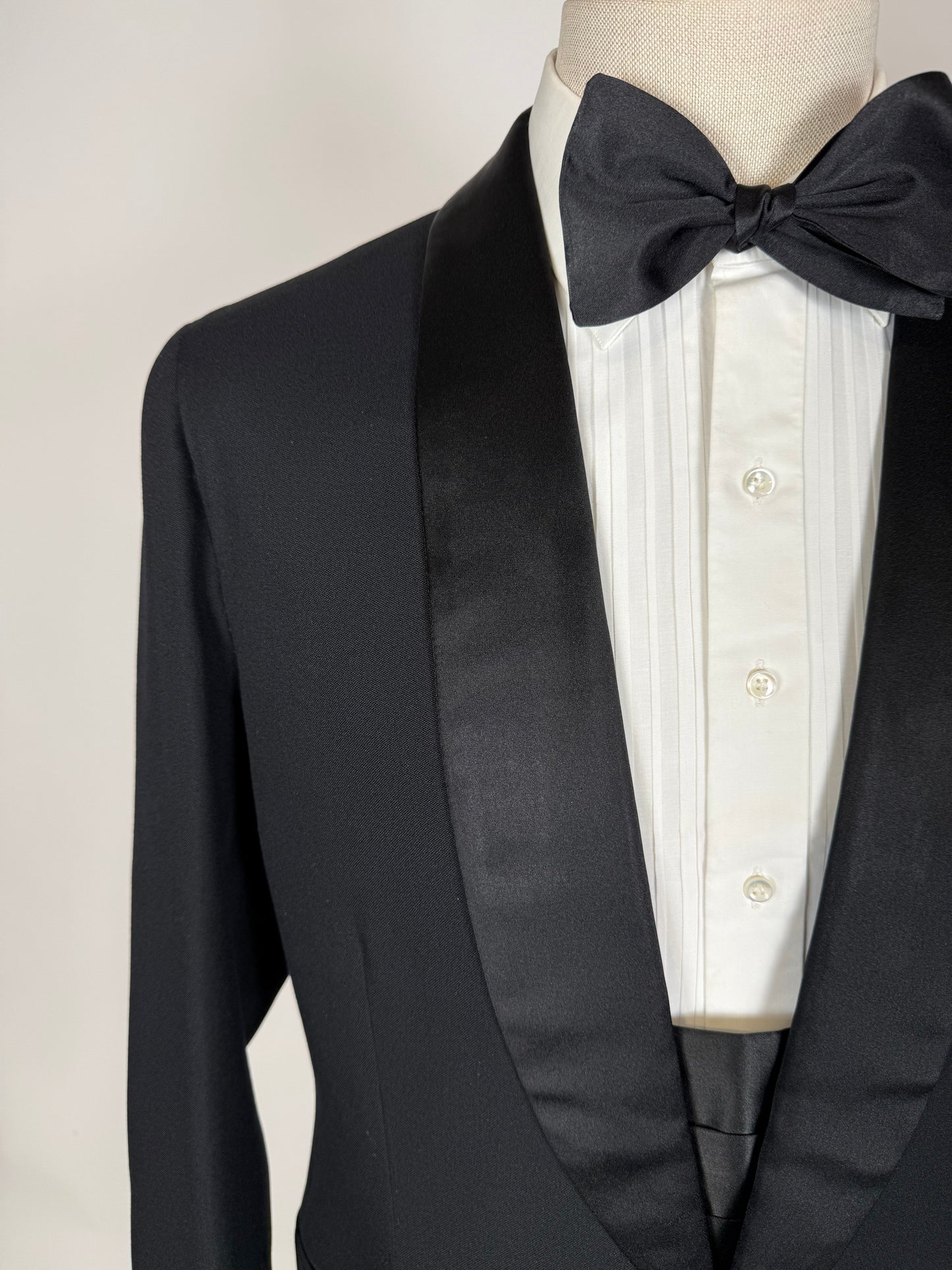 Smoking sartoriale anni ‘50 revers a scialle - tg. 48/50