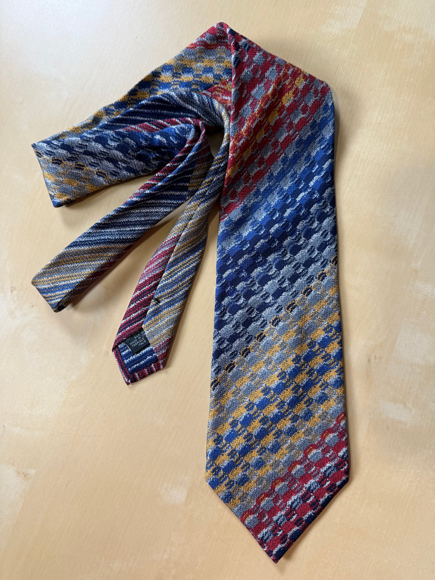 Cravatta Missoni quadretti pittorici