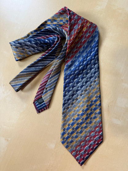 Cravatta Missoni quadretti pittorici