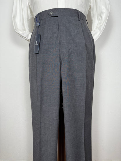 Pantalone anni '90 fresco lana antracite (NOS) - tg. 54