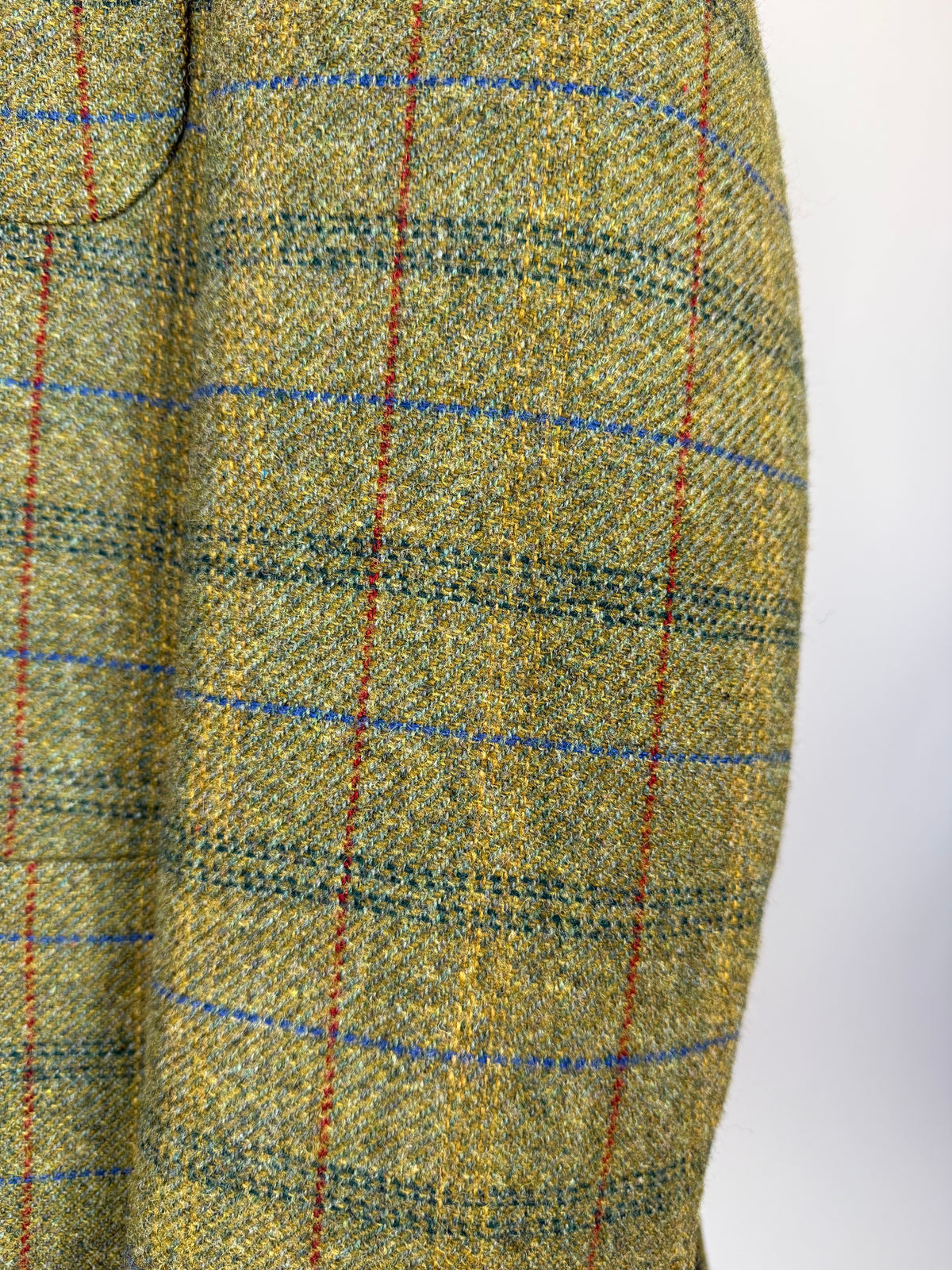 Giacca De Paz tweed verde finestrato - tg. 58